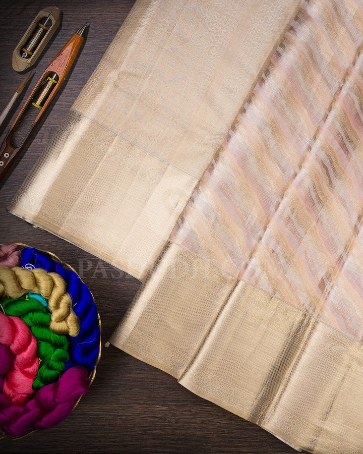 Grey Tissue Kanjivaram Silk Saree-SP339