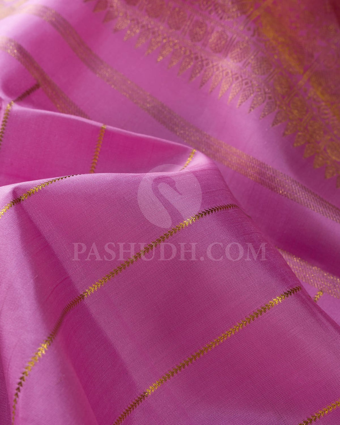 Rose Pink Kanjivaram Silk Saree-SP334