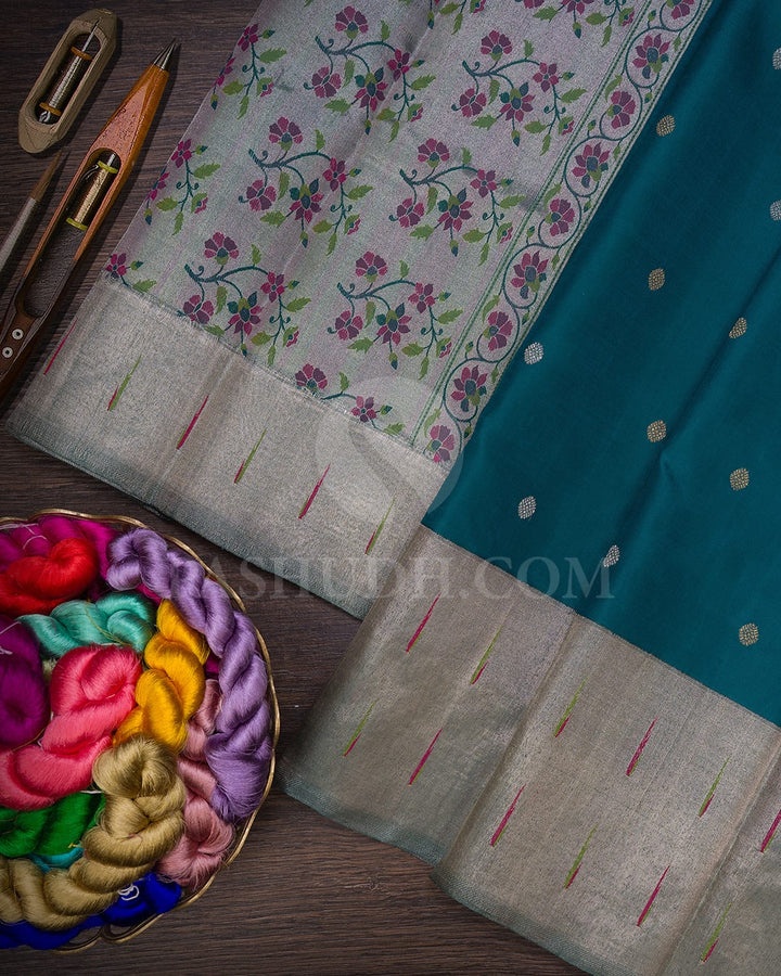 Green Kanjivaram Silk Saree - P133(D)