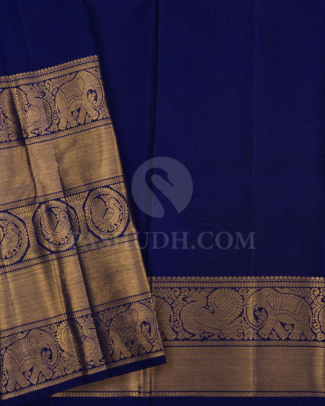 Royal Blue Kanjivaram Silk Saree-SP343