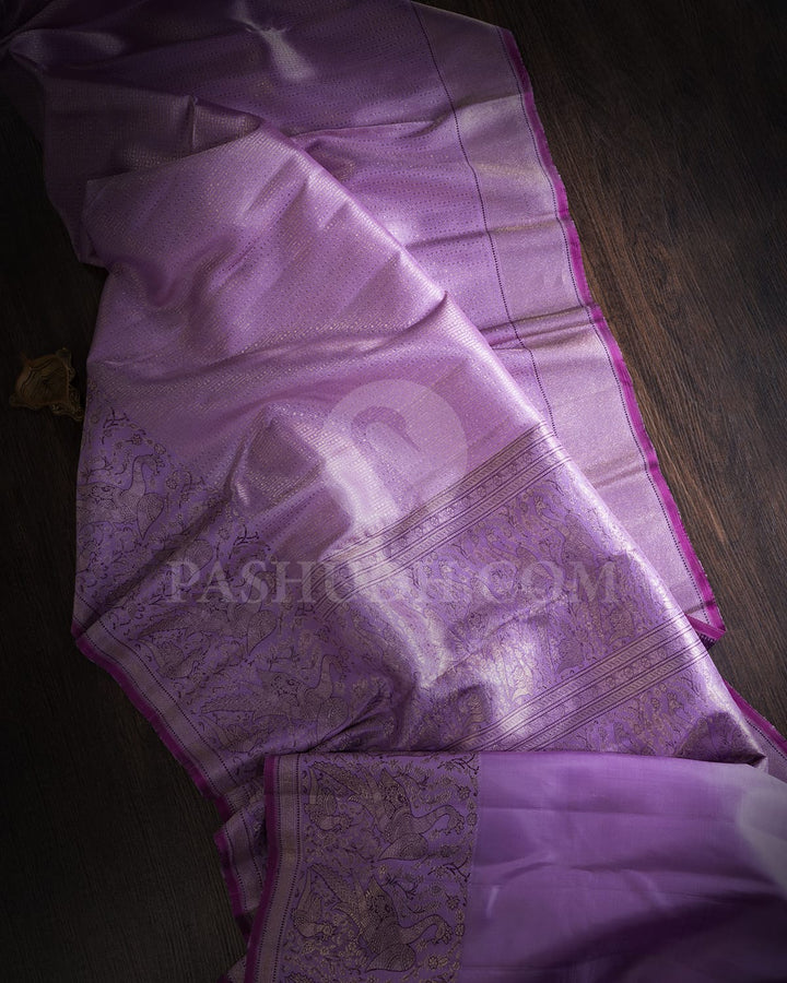 Lavender Kanjivaram Silk Saree-S1557(C)