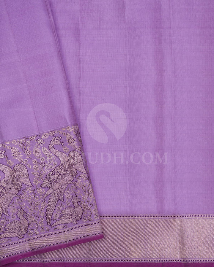 Lavender Kanjivaram Silk Saree-S1557(C)