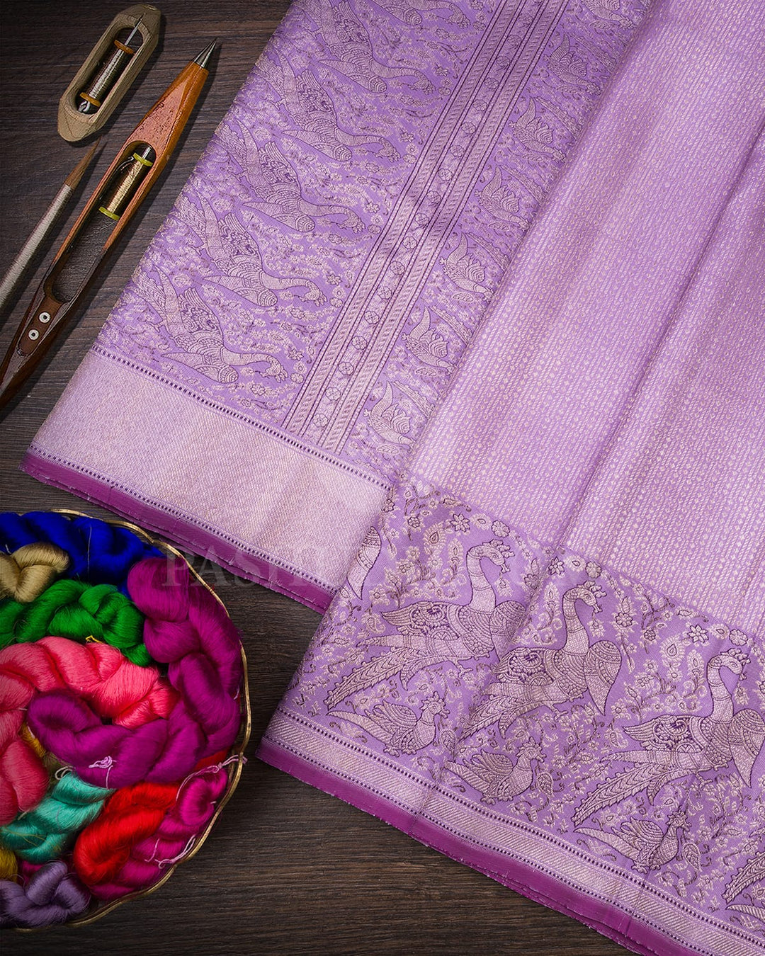 Lavender Kanjivaram Silk Saree-S1557(C)