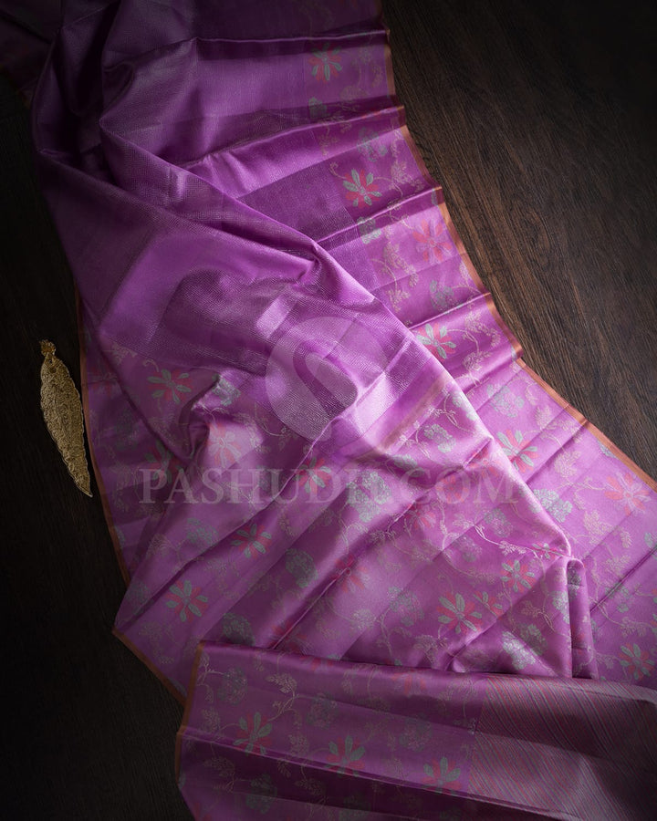 Lavender Kanjivaram Silk Saree-DJ389(C)