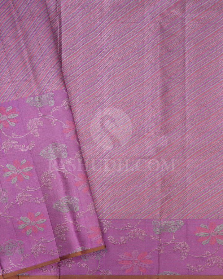 Lavender Kanjivaram Silk Saree-DJ389(C)