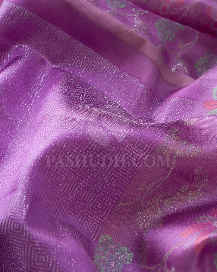 Lavender Kanjivaram Silk Saree-DJ389(C)