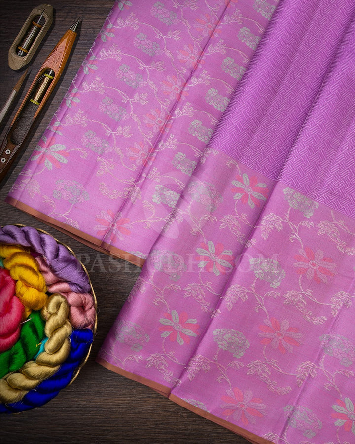 Lavender Kanjivaram Silk Saree-DJ389(C)