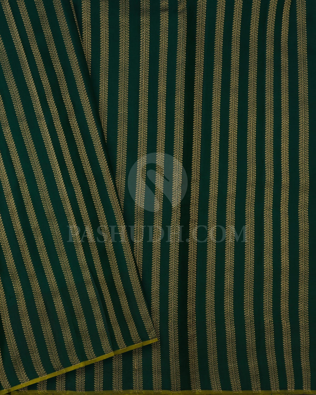 Bottle Green Kanjivaram Silk Saree-DJ404(A)