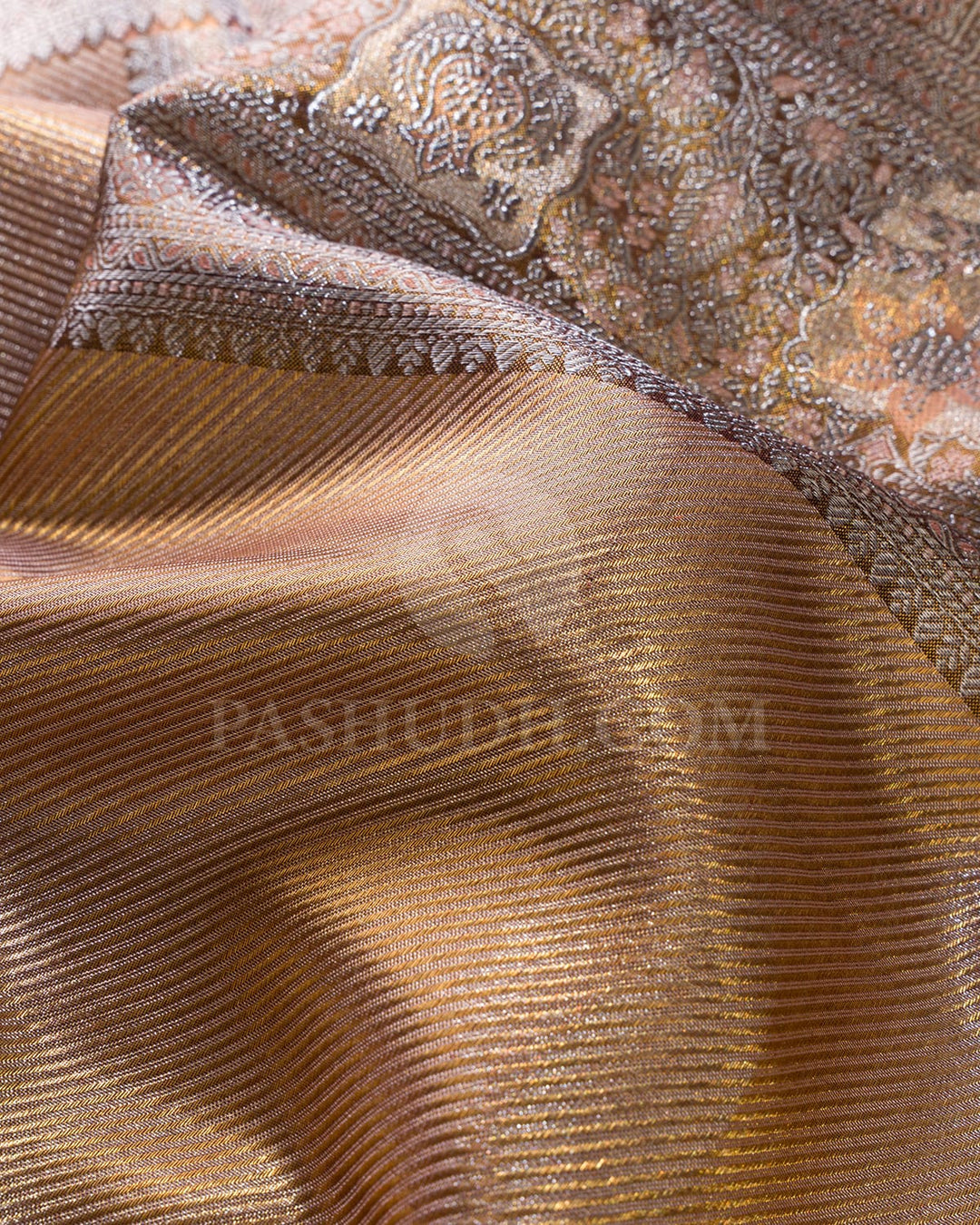 Gold Tissue Kanjivaram Silk Saree-SP340