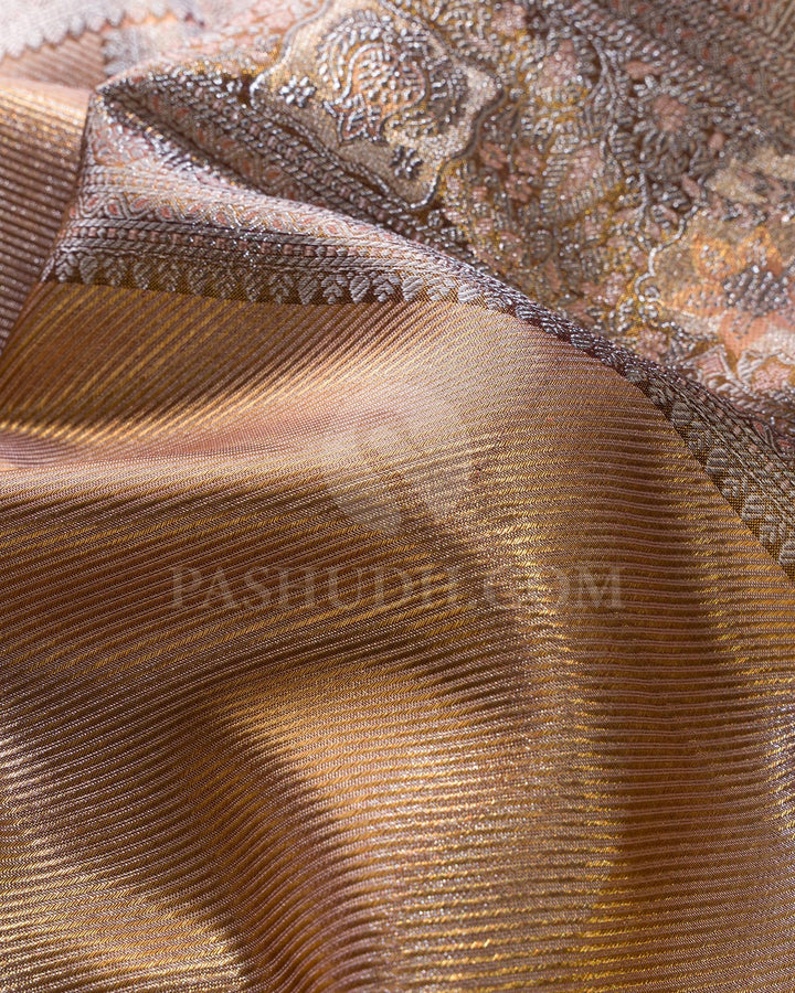 Gold Tissue Kanjivaram Silk Saree-SP340
