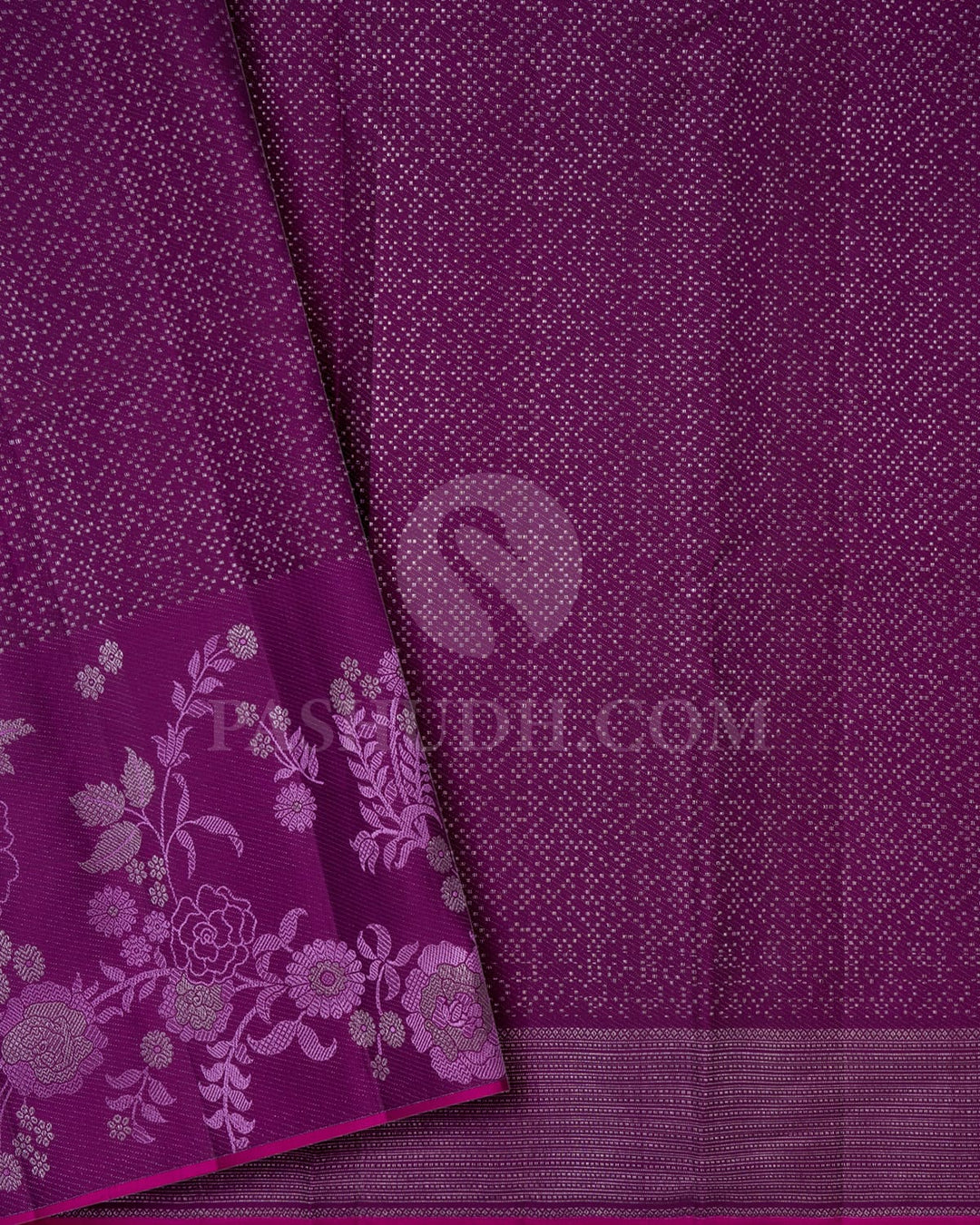 Lilac And Purple Kanjivaram Silk Saree-DJ344(K)