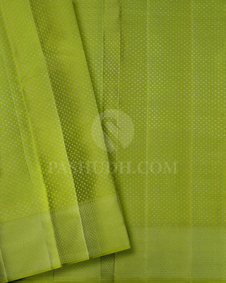 Tuscany Yellow Kanjivaram Silk Saree-DJ355(M)
