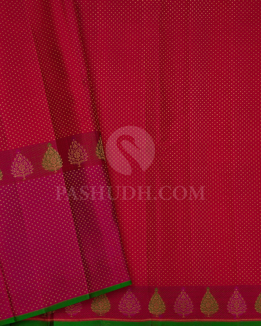 Rani Pink Kanjivaram Silk Saree-DJ408(A)