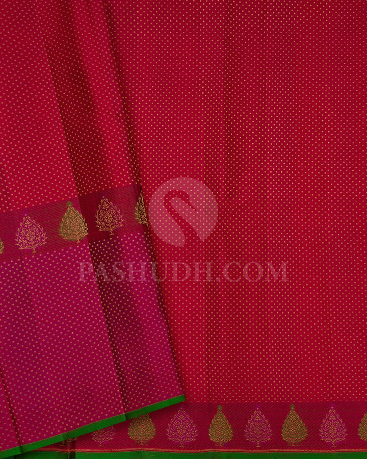 Rani Pink Kanjivaram Silk Saree-DJ408(A)