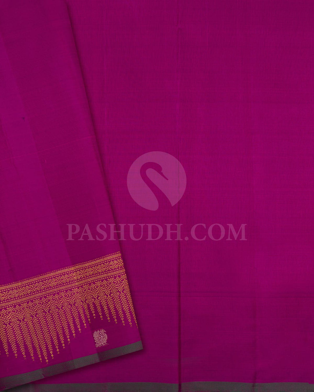 Dual Shaded Pink With Magenta Kanjivaram Silk Saree-S1494(D)