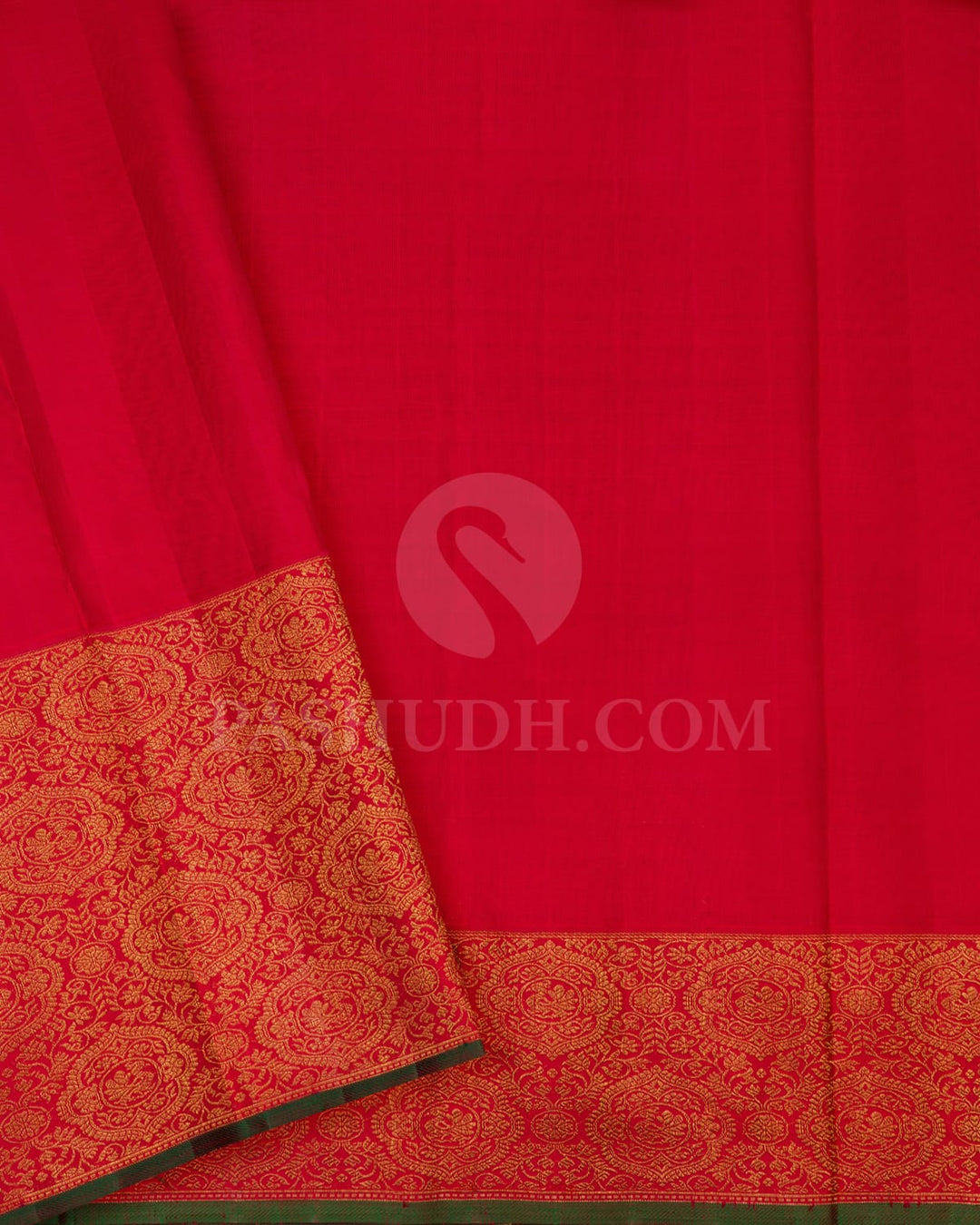 Purple And Red Bridal Kanjivaram Silk Saree-S1168(C)