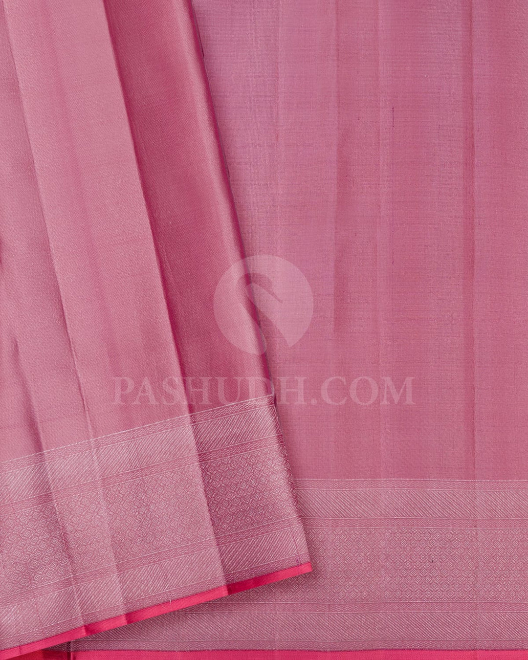 Mild Salmon Pink Kanjivaram Silk Saree-DJ405(A)