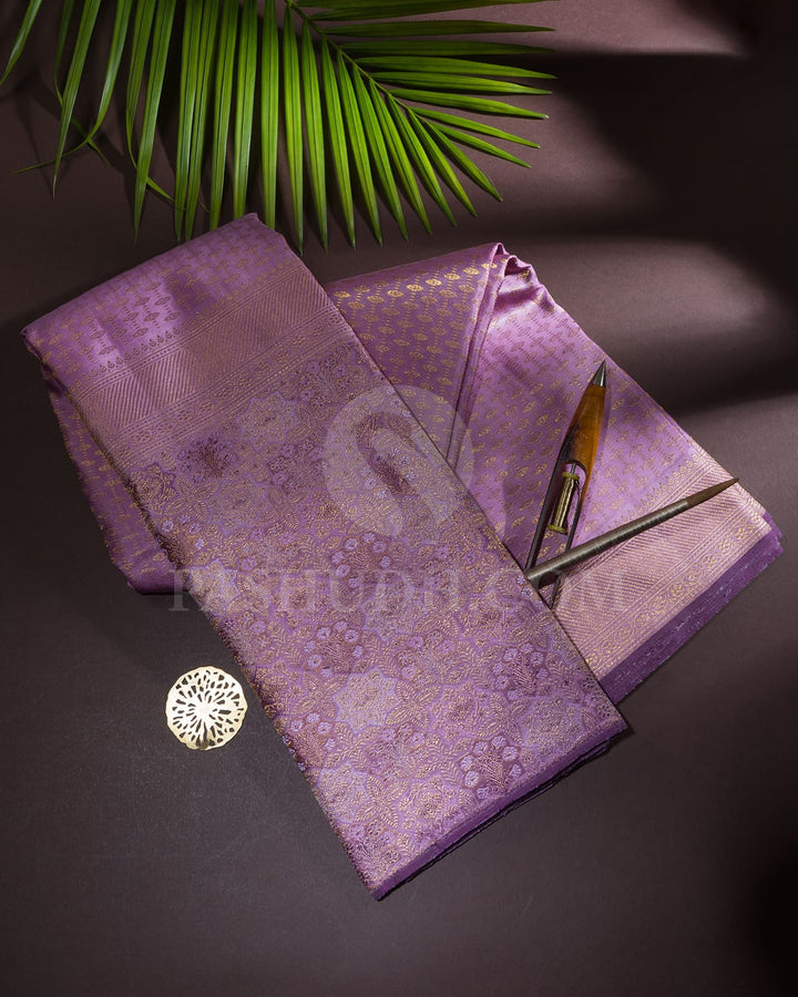 Lavender Kanjivaram Silk Saree-S1191(F)