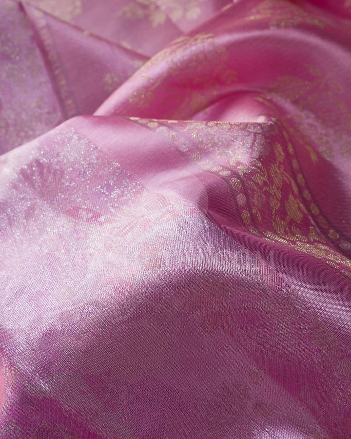 Baby Pink Kanjivaram Silk Saree-DJ397(B)