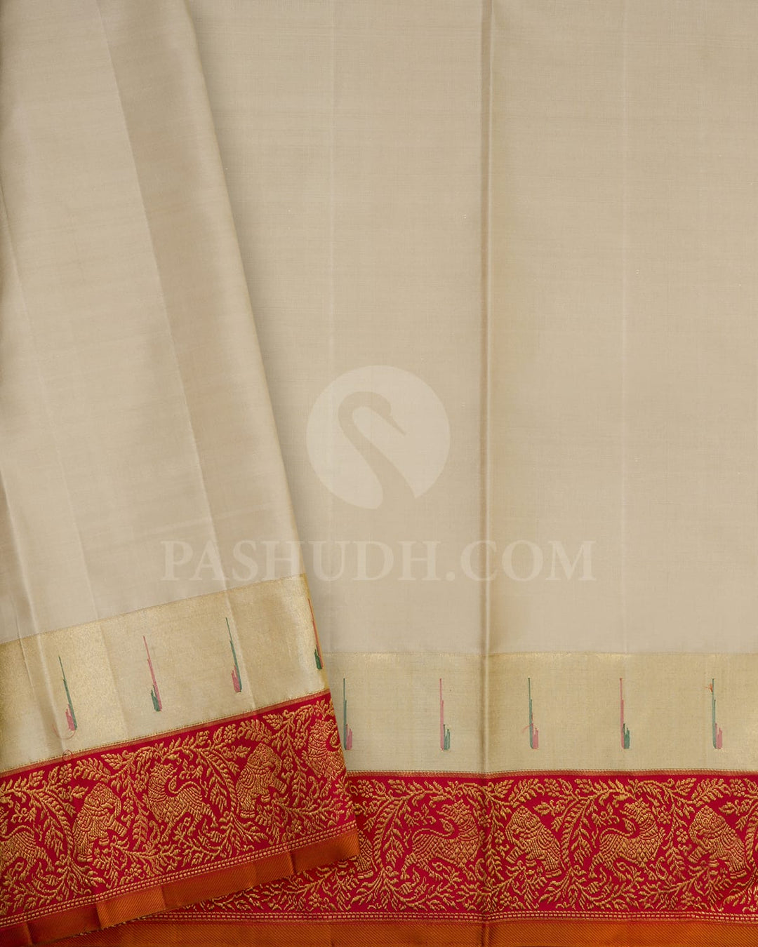 Mango Yellow Kanjivaram Silk Saree-S1546(B)