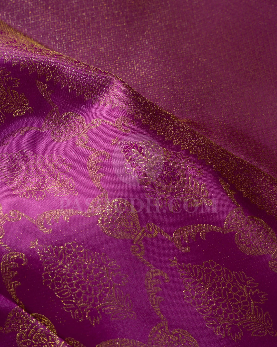 Dark Lavender Kanjivaram Silk Saree-DT315(A)
