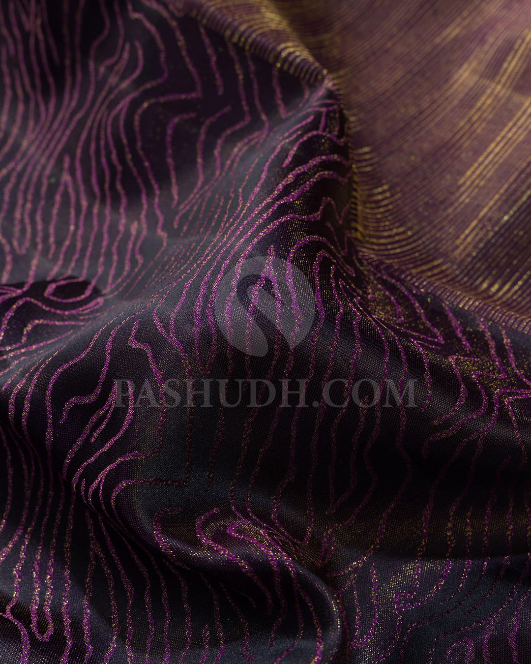 Dark Purple Kanjivaram Silk Saree-D507(J)
