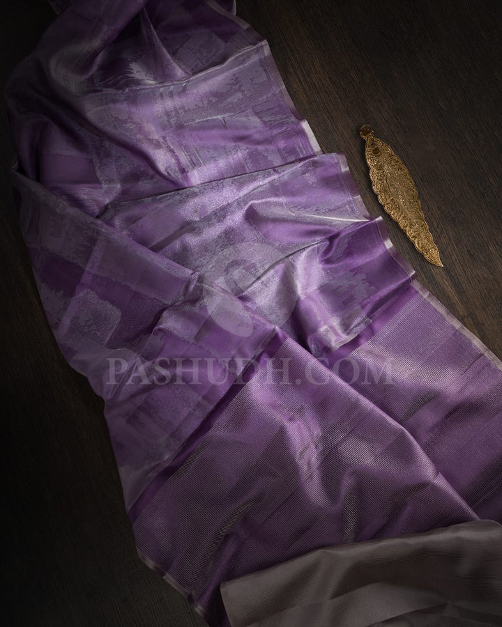 Lavender Kanjivaram Silk Saree-DJ403(B)