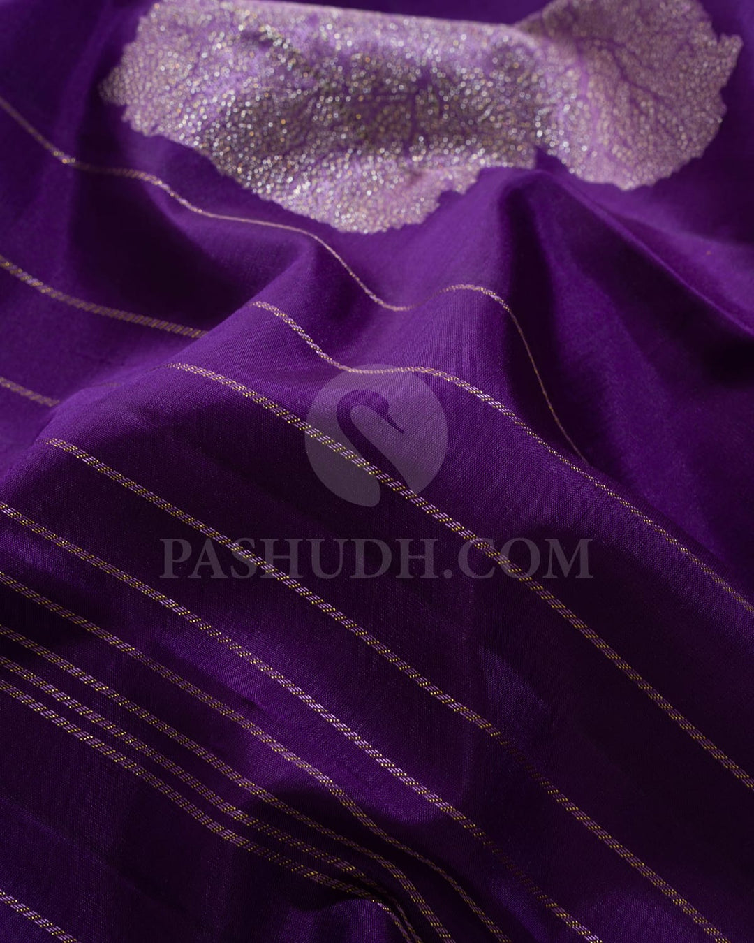 Dark Lavender With Mild Lavender Kanjivaram Silk Saree-S1616(A)