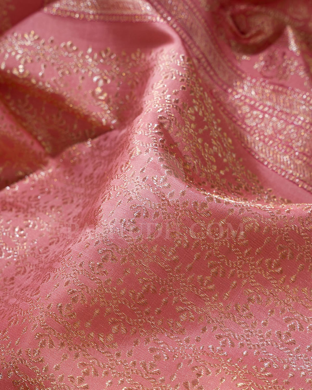Baby Pink Kanjivaram Silk Saree-S1405(E)