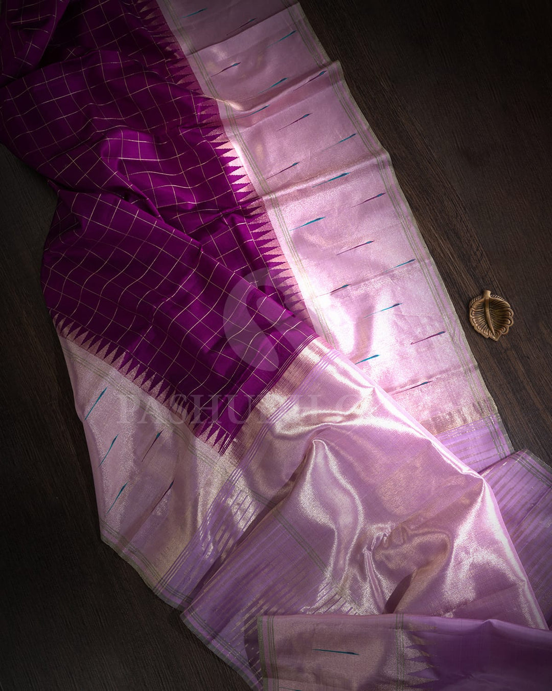 Violet Kanjivaram Silk Saree-S1407(E)