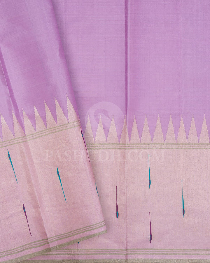 Violet Kanjivaram Silk Saree-S1407(E)