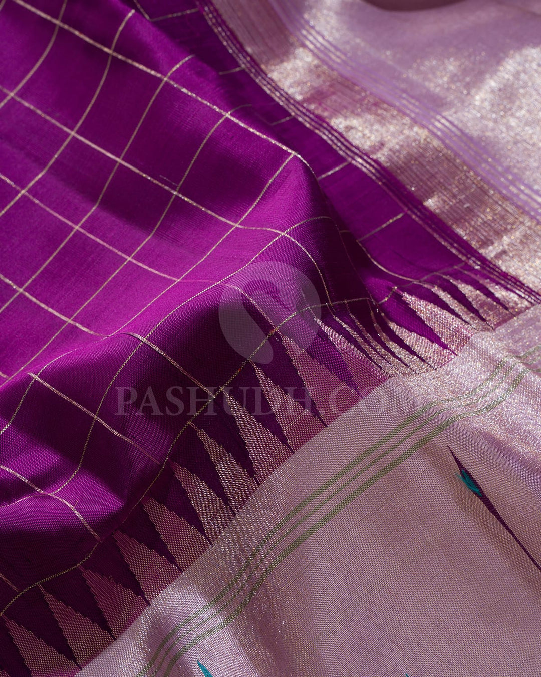 Violet Kanjivaram Silk Saree-S1407(E)