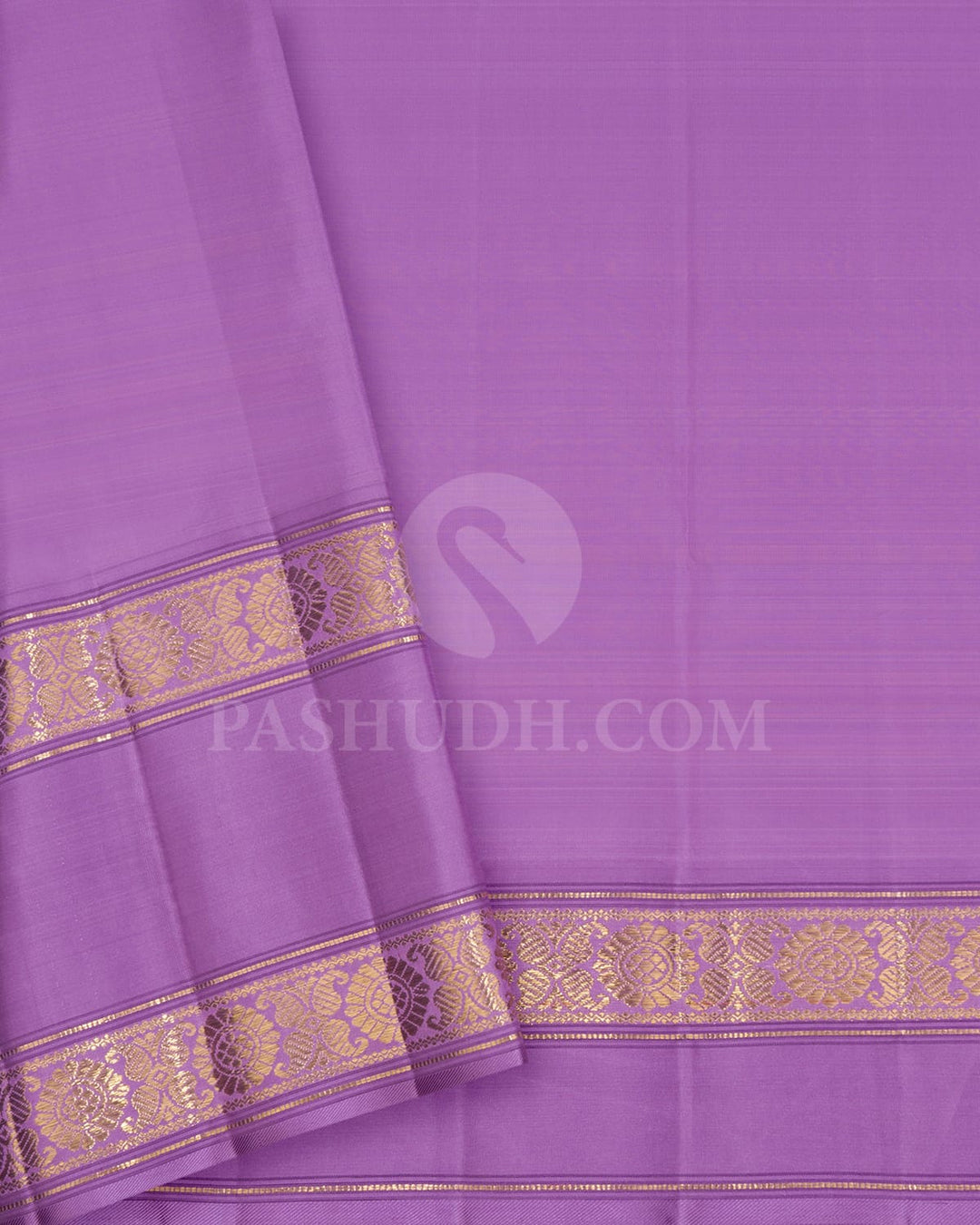 Sky Blue With Lavender Kanjivaram Silk Saree-S1587(B)
