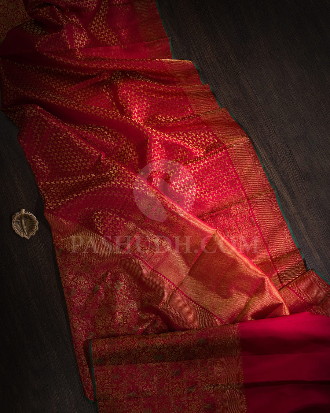 Red Bridal Kanjivaram Silk Saree-S1191(G)