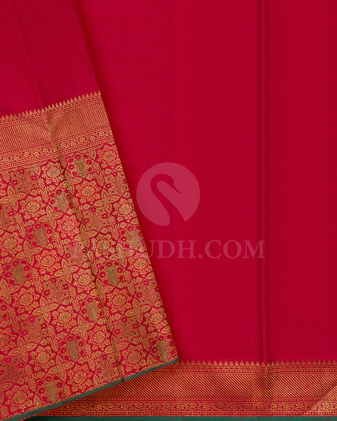 Red Bridal Kanjivaram Silk Saree-S1191(G)