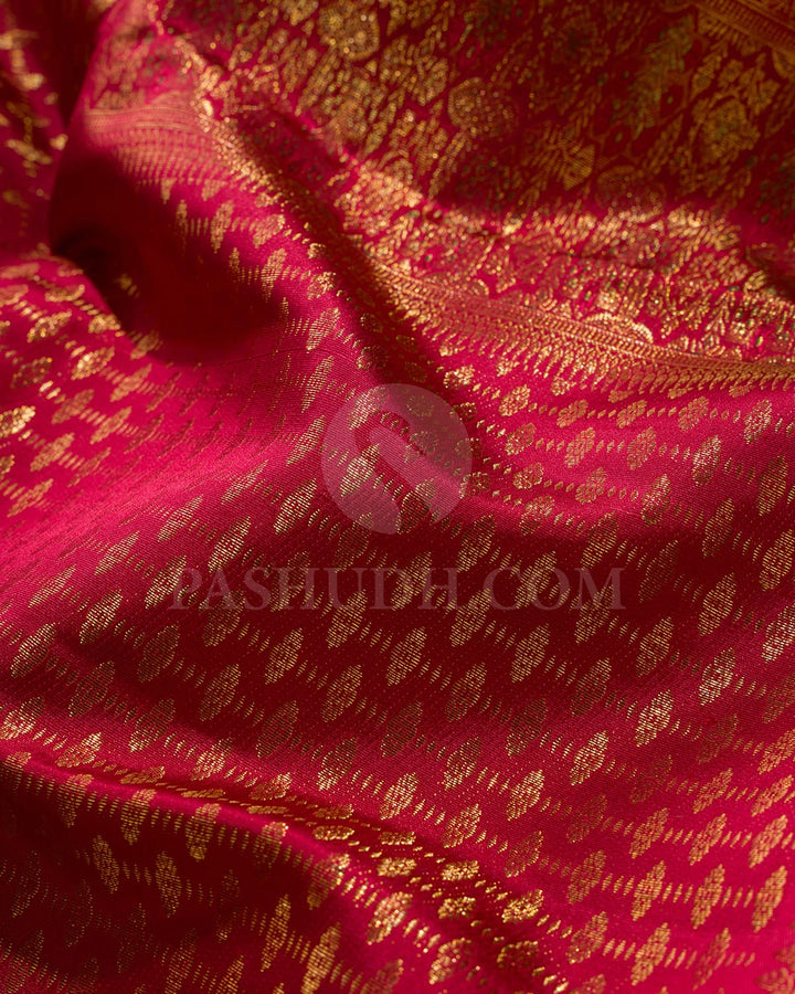Red Bridal Kanjivaram Silk Saree-S1191(G)