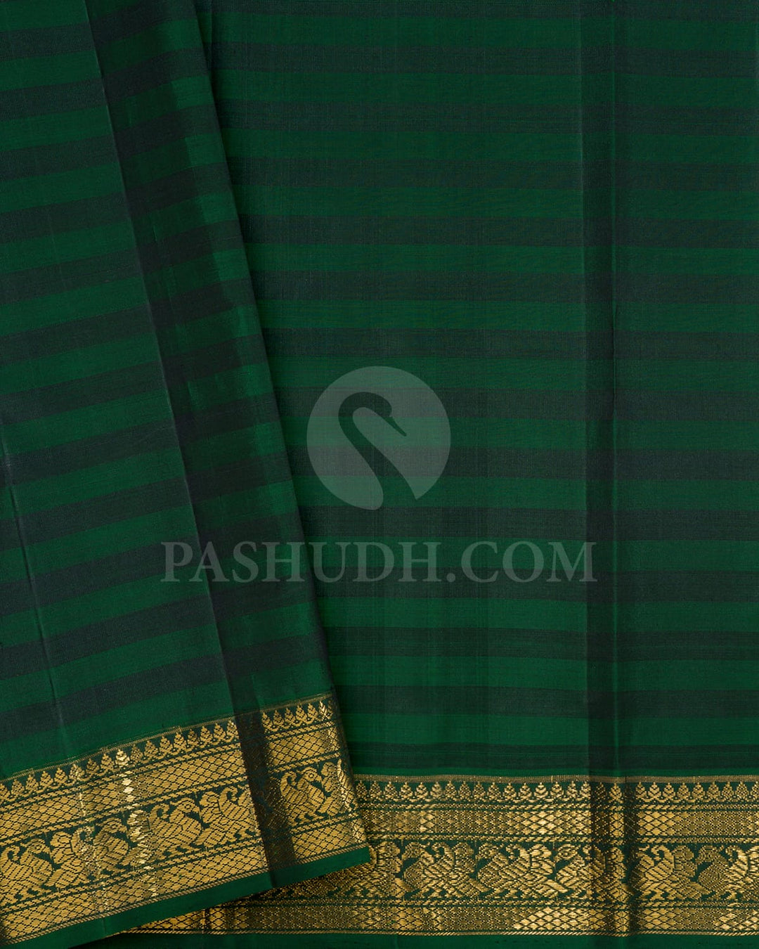 Red And Rani Pink Kora Kanjivaram Silk Saree-S1609(A)