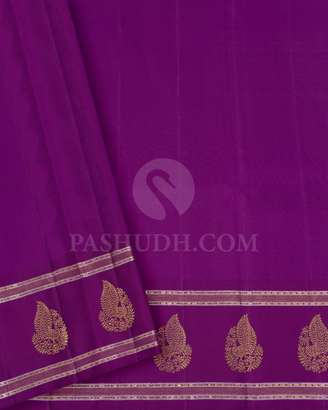 Violet Kanjivaram Silk Saree-S1622(A)
