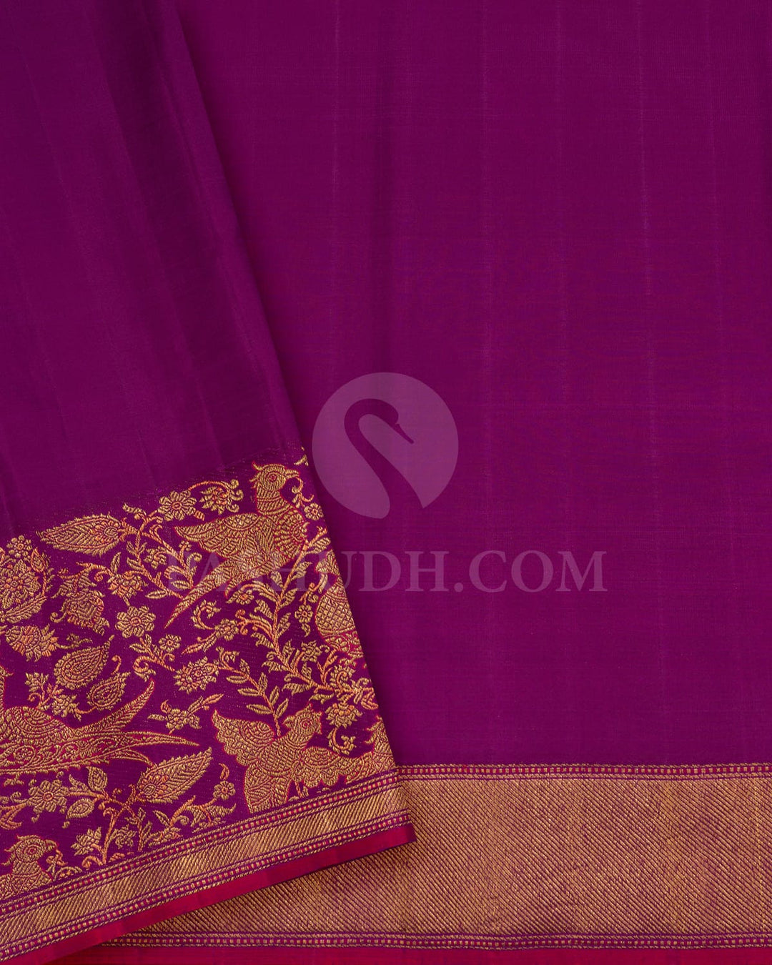 Violet  Kanjivaram Silk Saree-S1405(F)