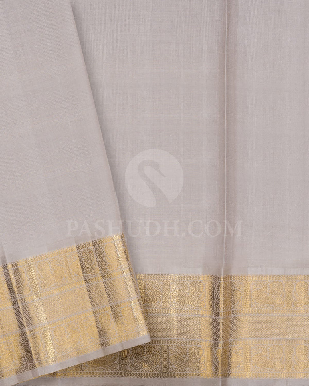 Lavender With Grey Kanjivaram Silk Saree-S1333(E)