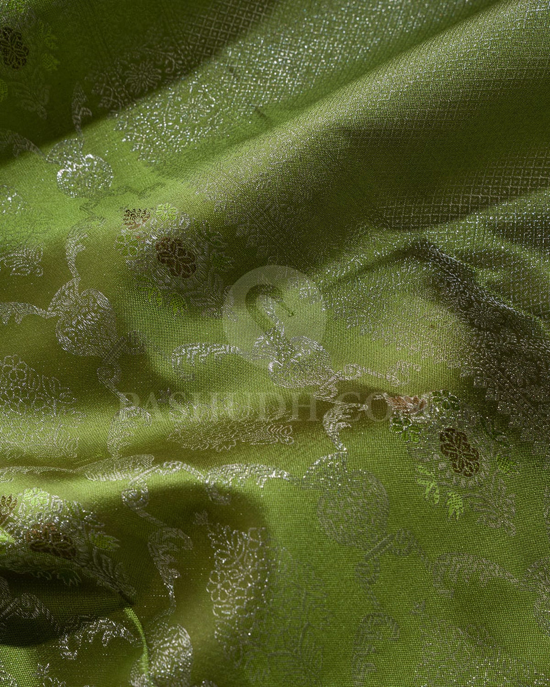 Pear Green Kanjivaram Silk Saree-DT315(B)