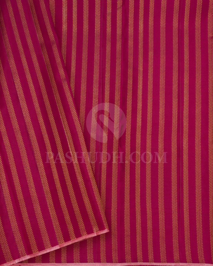 Magenta Kanjivaram Silk Saree-DJ414(A)