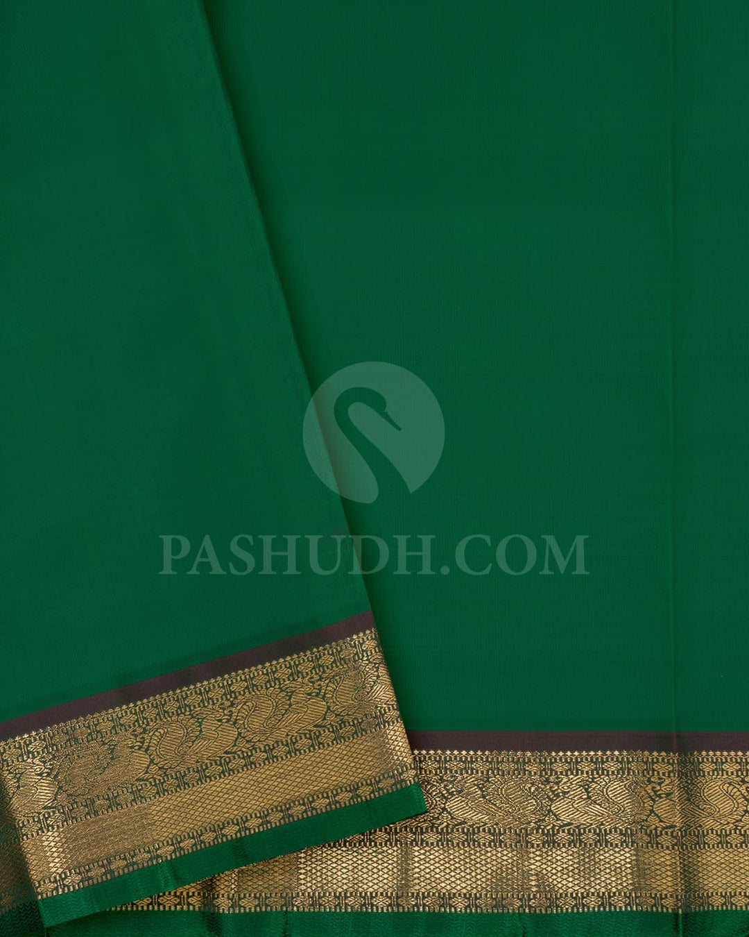 Cream With Paaku Pure Zari Kanjivaram Silk Saree-SP367
