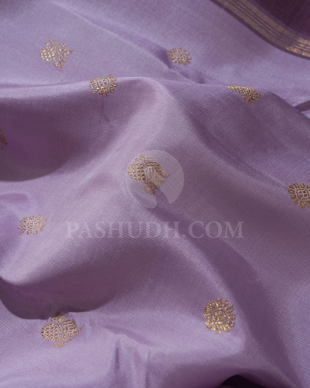 Lavender,Paaku,Emerald Green Pure Zari Kanjivaram Silk Saree-SP368