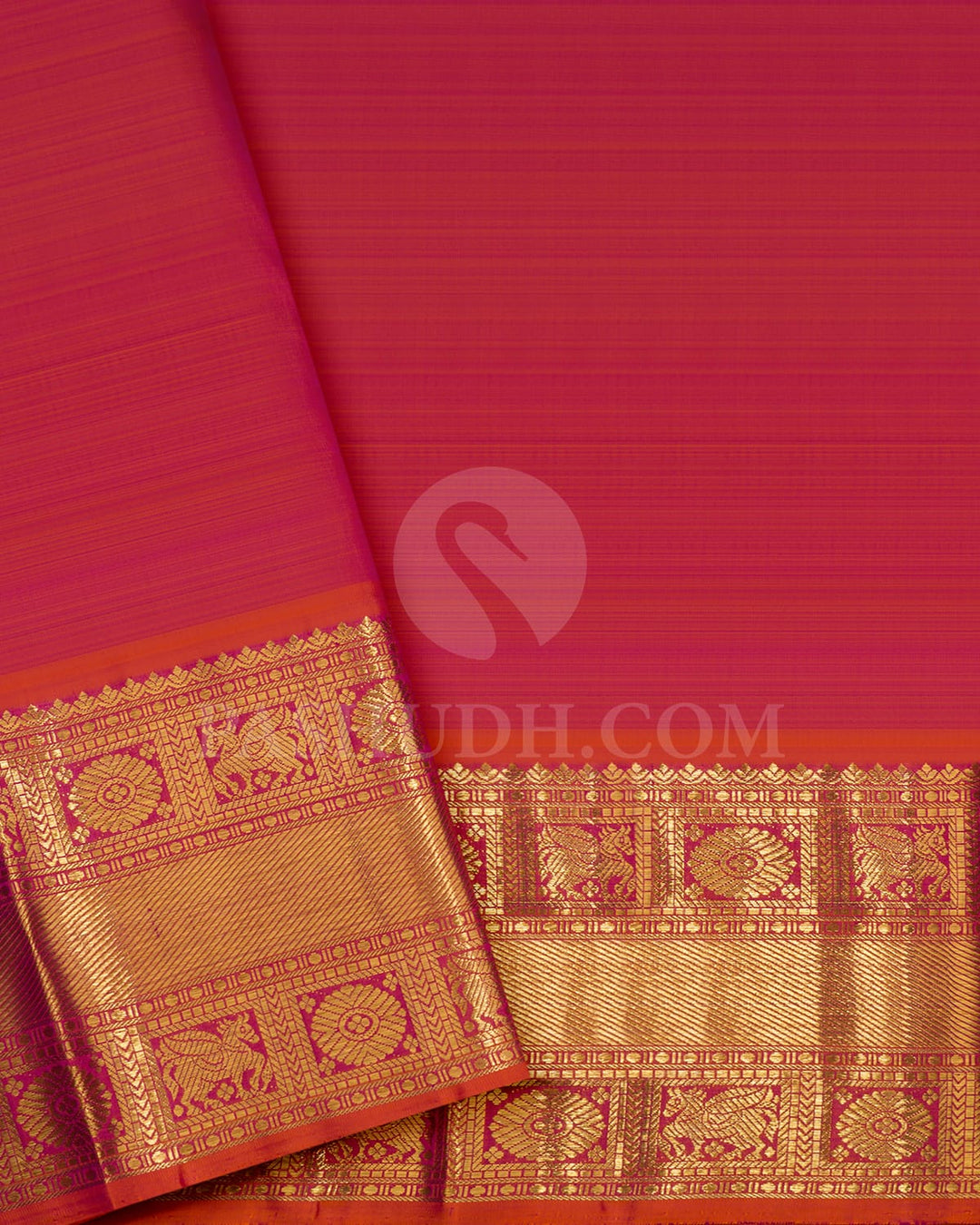Grey Shimmer Bridal Kanjivaram Silk Saree-SP380
