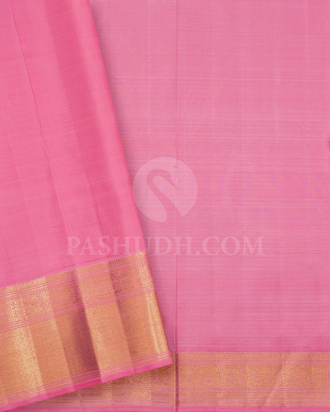 Red With Baby Pink Kanjivaram Silk Saree-S1632(A)