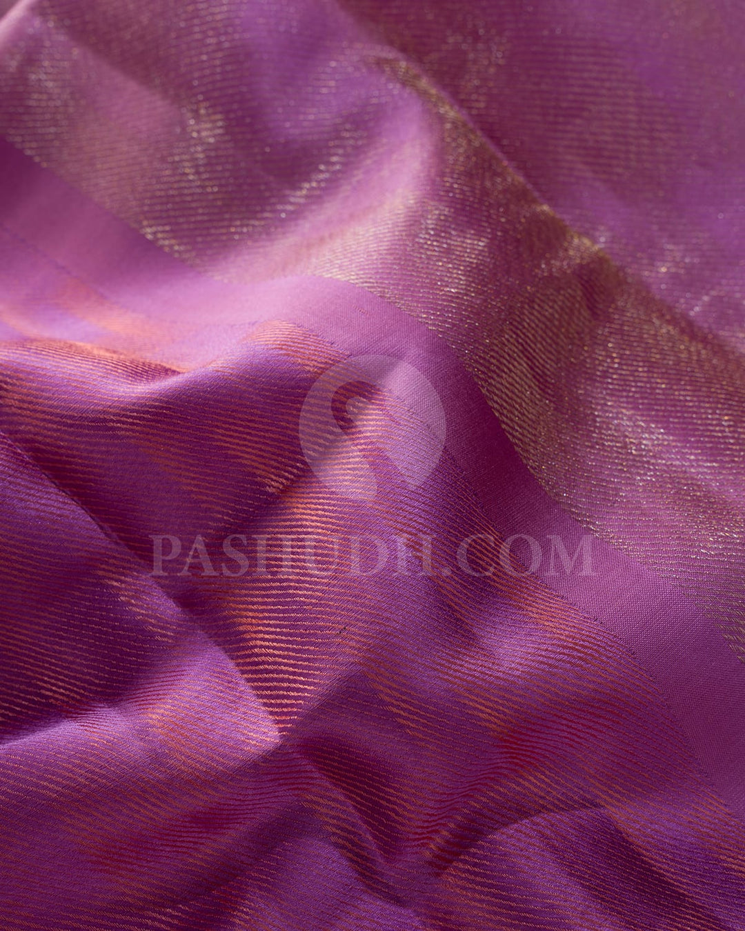 Lavender With Peach Borderless Traditional Kanjivaram Silk Saree-DJ418(A)