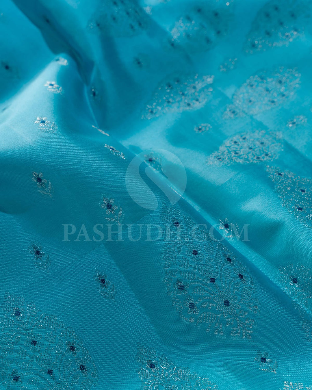 Sky Blue Kanjivaram Silk Saree-DJ423(A)