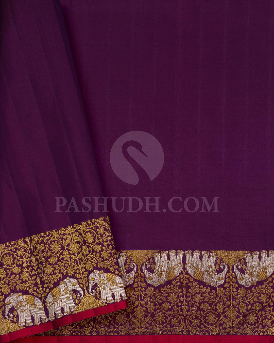 Purple Kanjivaram Silk Saree-S1634(A)