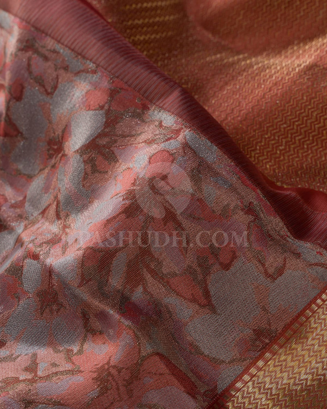 Peach Kanjivaram Silk Saree-DJ428(A)